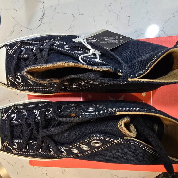 Men's Converse Chuck 70 Gore-Tex High Black Toadstool Tan Sneakers A08565C sz 10 - Picture 9 of 16